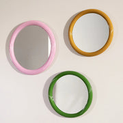 Mirror Churros Ocher Brown - Decorative Polyresin Wall Mirror